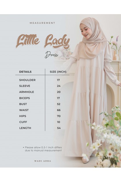 Little Lady Dress Cappuccino